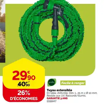 Weldom Geolia tuyau extensible offre
