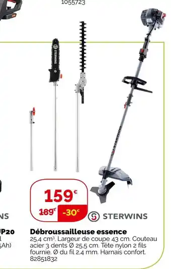 Weldom Sterwins débroussailleuse essence offre