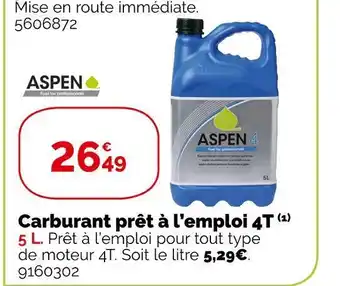 Weldom Aspen carburant prêt à l’emploi 4t (1) offre