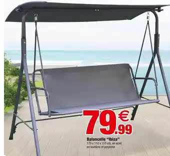 Bazarland Balancelle “ibiza” offre