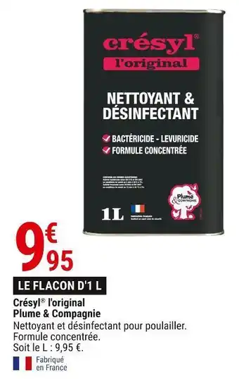 Gamm vert Plume & compagnie crésyl® l'original offre