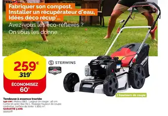 Weldom Sterwins tondeuse à essence tractée offre