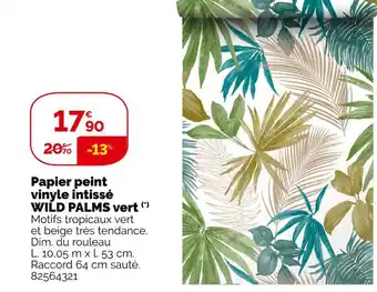 Papier peint vinyle intissé
