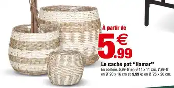 Le cache pot “hamar”