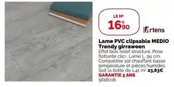 Weldom Artens lame pvc clipsable medio trendy girraween offre