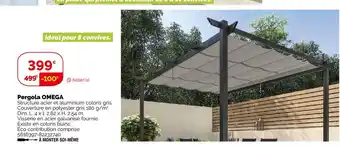 Weldom Naterial pergola omega offre