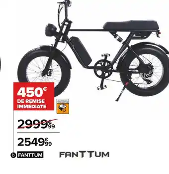 Carrefour Fanttum vélo de ville avec assistance électrique offre