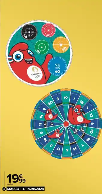 Carrefour Mascotte paris2024 cible pop-up jo mascotte paris 2024 offre