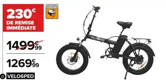 Carrefour Velo6ped vélo de ville avec assistance électrique offre