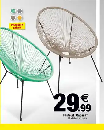Bazarland Fauteuil “cabana” offre