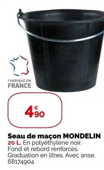 Weldom Mondelin seau de maçon offre