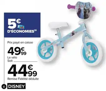 Carrefour Disney draisienne 10 reine des neiges offre
