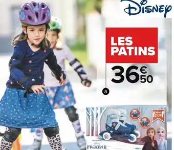 Carrefour Disney roller enfant reine des neiges offre