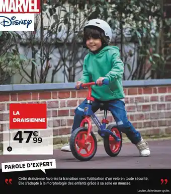 Carrefour Draisienne spider-man offre