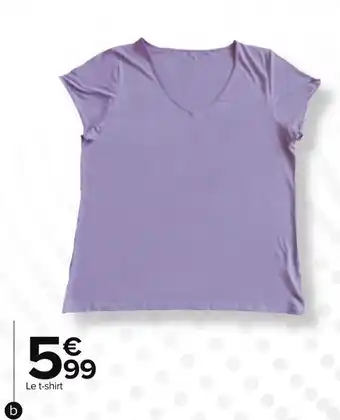 Carrefour T-shirt femme offre
