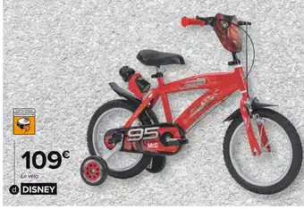 Carrefour Disney vélo enfant 14 cars offre
