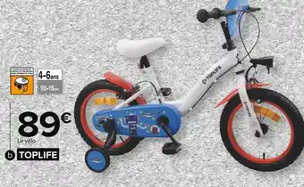 Carrefour Toplife vélo enfant 4'' offre
