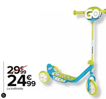 Carrefour Trottinette 3 roues skids control offre