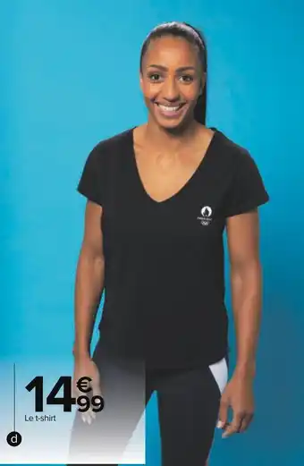 Carrefour T-shirt femme paris2024 olympique offre