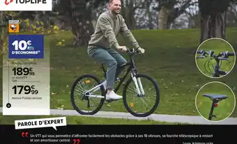 Carrefour Vélo vtt 50 fs offre