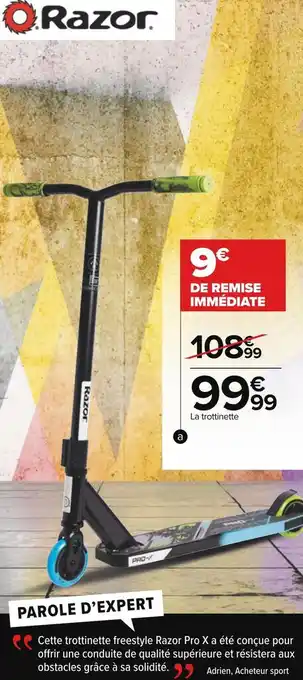 Razor trottinette freestyle pro-x