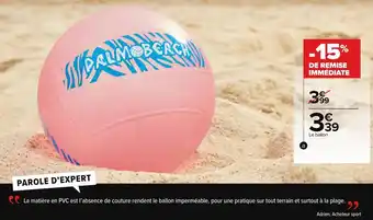 Carrefour Ballon de beach volley offre