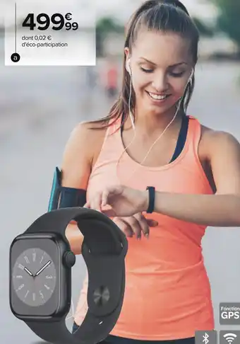 Carrefour Montre connectée bluetooth offre