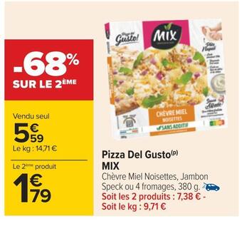 Carrefour Mix pizza del gusto offre
