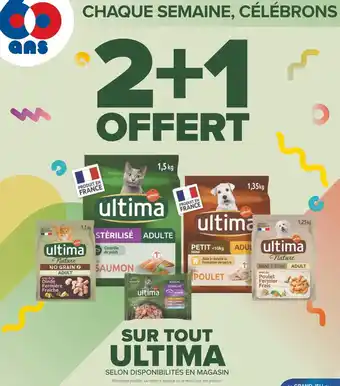 Carrefour Ultima 2+1 offert sur tout offre