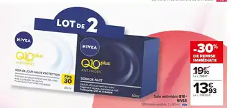 Carrefour Market Nivea soin anti-rides q10+ offre