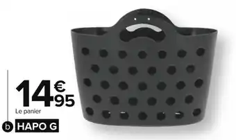 Carrefour Hapo g panier de vélo avant offre