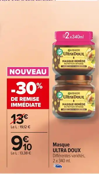 Carrefour Market Ultra doux masque offre