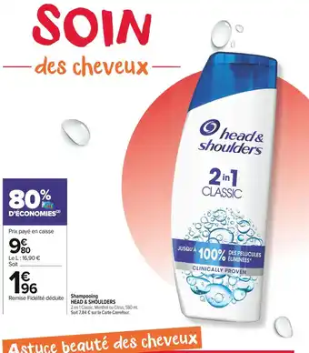 Head & shoul shampooing