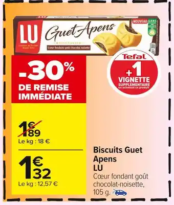 Carrefour Market Lu biscuits guet apens offre