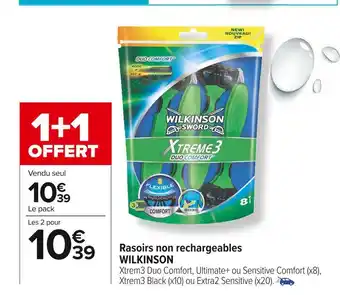 Wilkinson rasoirs non rechargeables