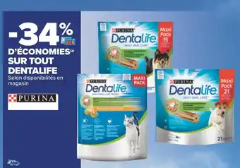 Purina -34% d’économies sur tout dentalife