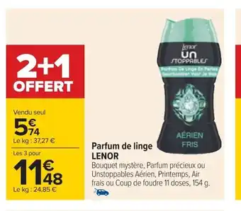 Carrefour Parfum De Linge LENOR offre