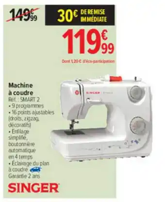 Carrefour Machine à Coudre Singer offre