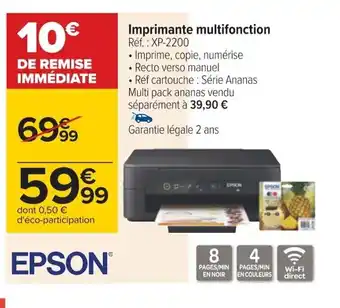 Carrefour Imprimante Multifonction offre