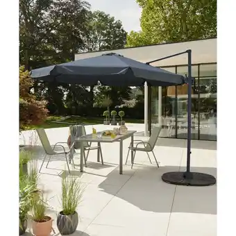 Auchan Parasol déporté rond ø.3.5 m gardenstar offre