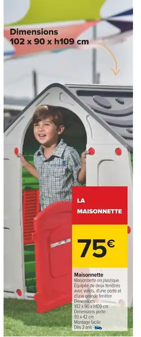 Carrefour Maisonnette offre