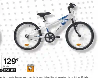 Carrefour Vélo VTT 20" offre