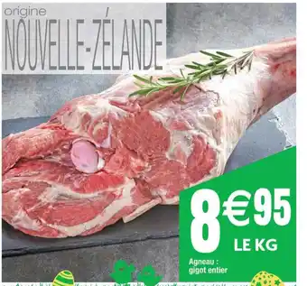 Cora x Carrefour Agneau : Gigot Entier offre