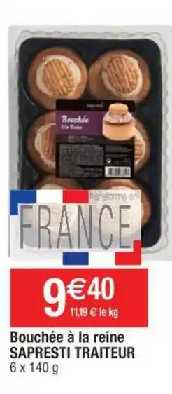 Cora x Carrefour Bouchée à La Reine Sapresti Traiteur offre