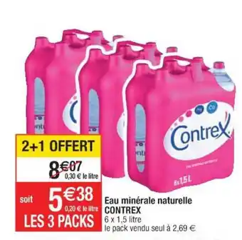 Cora x Carrefour Eau Minérale Naturelle Contrex offre
