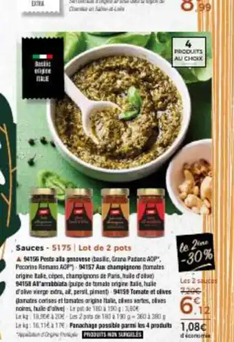 Thiriet Sauces - 5175 | Lot De 2 pots offre