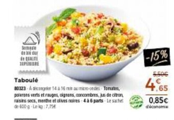 Thiriet Taboulé offre