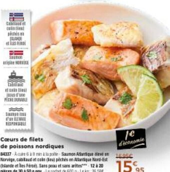 Thiriet Coeurs De Filets De Poissons Nordiques offre