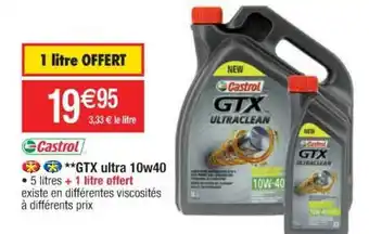 Gtx Ultra 10w40 Castrol