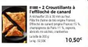 Thiriet 2 Croustillants A L'effiloché De Canard offre
